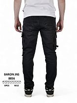 Джинсы God Baron 8856 black - делук
