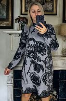 Платье Novetly Store 26280 grey - делук