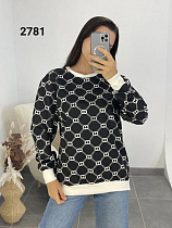 Свитер Fsn 2781 black - делук