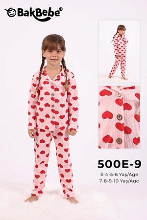 Пижама Meloria 500E-9 pink (3-6) - делук