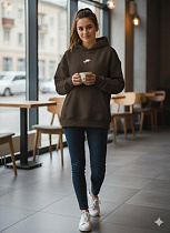 Худи Newe N0031 brown - делук