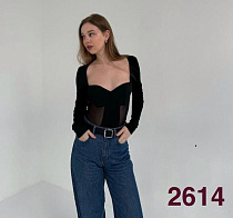 Боди Met&March 2614 black - делук