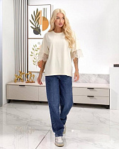 Футболка Lelis 1151 white - делук