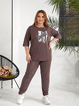 Костюм Спорт Oska 6087 brown - делук