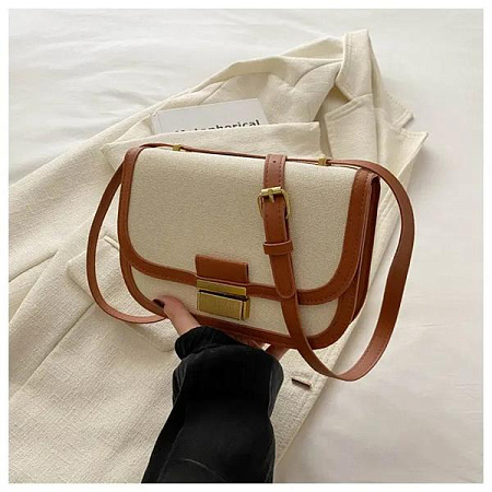 Сумка Fashion Bag A8103-1 beige - делук