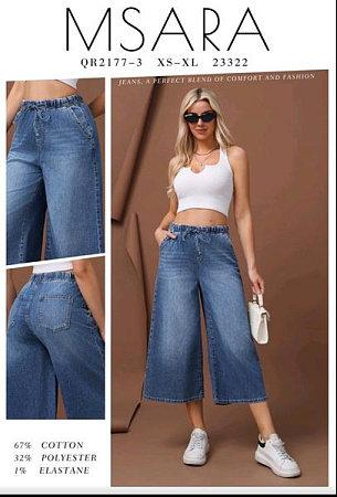 Бриджи Jeans Club QR2177-4 blue - делук