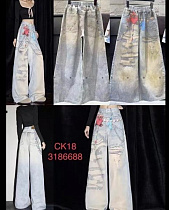 Джинсы Major CK18 l.blue - делук