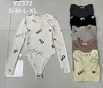 Боди Modnulya YZ372 black - делук