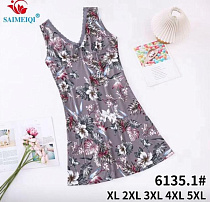 Ночнушка Estima 6135-1 grey - делук