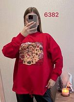 Свитер Fsn 6382 red - делук