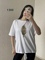 Футболка Fsn 1300 white - делук