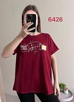 Футболка Fsn 6426 wine - делук