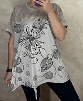 Футболка Levisha 26011 grey - делук