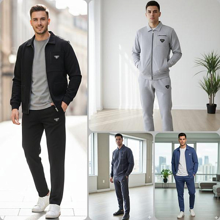 Костюм Спорт Moranny MR1296 l.grey - делук