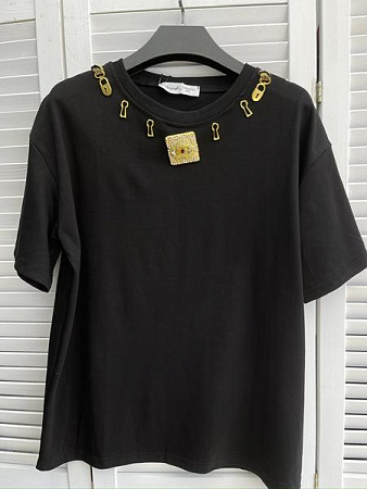 Футболка Karon 6606 black - делук