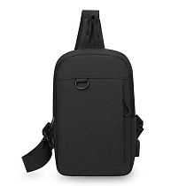 Бананка Fashion Bag 8609-2 black - делук