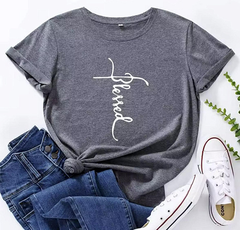 Футболка Alia AL9 grey - делук