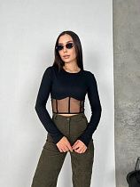 Топ Arina 1448 black - делук