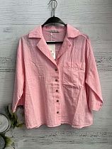 Рубашка New Season 8557 pink - делук