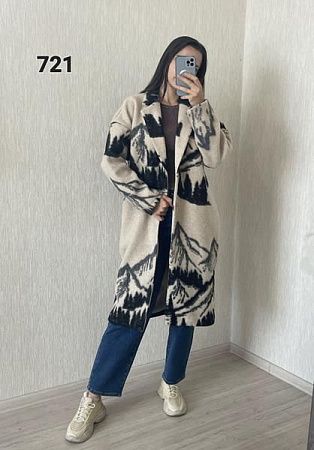 Пальто Fsn 721 beige - делук