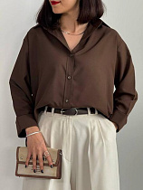 Блузка Femzone 1183 brown - делук