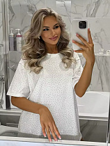 Футболка Levisha 26001 white - делук