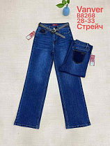 Джинсы Vanver B8268 navy - делук