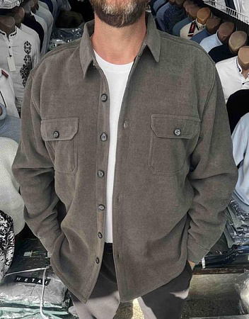 Рубашка Nik 56769 grey - делук