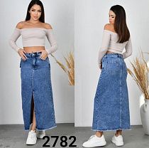 Юбка Jeans Style 2782-4W3 blue - делук