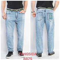 Джинсы God Baron 8875 l.blue - делук