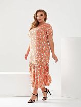 Платье Arina 6100 orange - делук