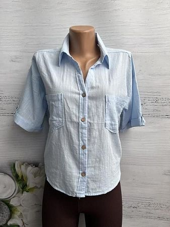 Рубашка New Season 8380 l.blue - делук
