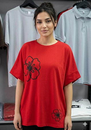 Футболка Newe 501 red - делук