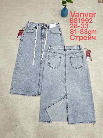Юбка Vanver B81992 l.grey - делук