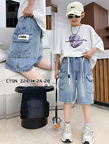 Шорты Chicwear Z2411 l.blue - делук