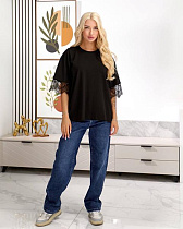 Футболка Lelis 1151 black - делук