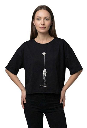 Футболка Fsn 7177 black - делук