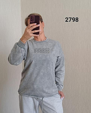 Свитер Fsn 2798 l.grey - делук