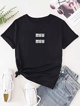 Футболка Alia 3009 black - делук