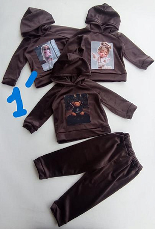 Костюм Спорт Meloria ML7639 brown - делук
