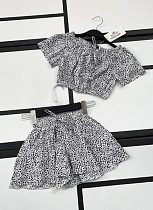 Костюм Kosmy 606-1 white-black - делук