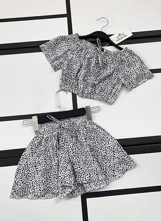 Костюм Kosmy 606-1 white-black - делук