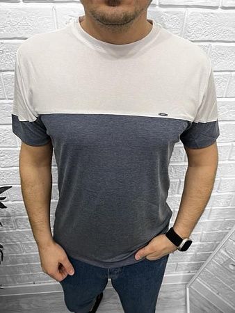 Футболка Nik 56308 grey - делук
