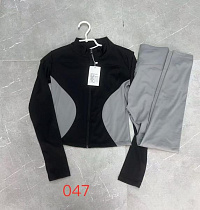 Костюм Спорт Newjeans 047 black - делук