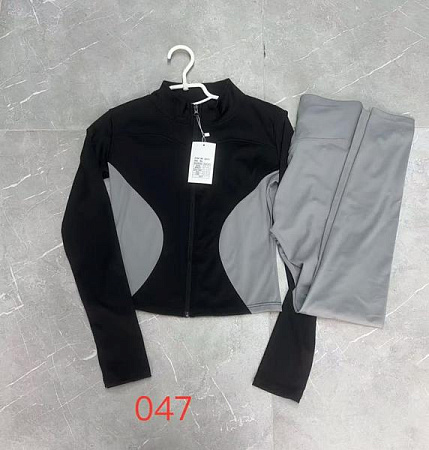 Костюм Спорт Newjeans 047 black - делук