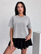 Футболка New Season FV029 l.grey - делук