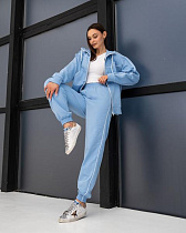 Костюм Спорт Azna Д107 l.blue - делук