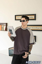 Футболка 2Bro ADM82617 brown-beige - делук