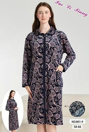 Халат Romeo Life 801-9 navy - делук