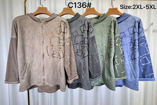 Кофта Modnulya C136 grey - делук